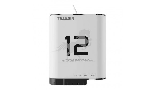 High performance stamina battery TELESIN  for GoPro Hero 12/11/10/9