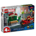 Marvel Super Heroes Iron Man with Bike and The Hulk