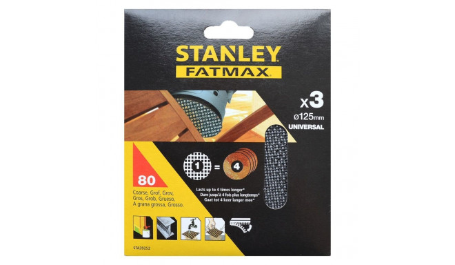 Grinding mesh VELCRO 125 mm, 3 x 80 g