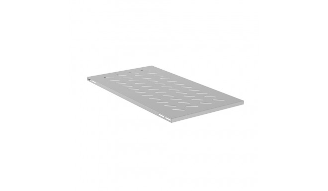 19" FIXED SHELF 1U/480X870MM MAX LOAD CAPACITY UP TO 120KG GREY LANBERG