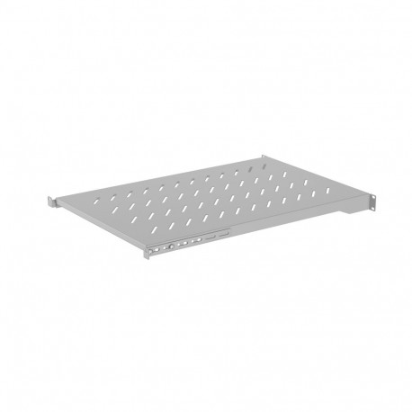 Lanberg 19" fikseeritud riiul 1U/483x700mm kandevõime kuni 25kg, hall