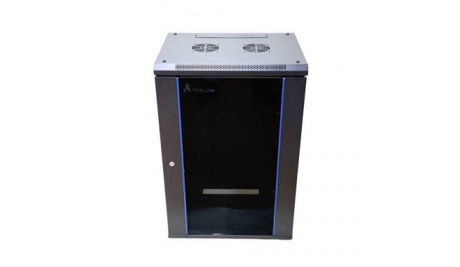 Extralink Rackmount cabinet 15U 600x600 Black wall mounted