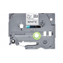 Brother TZe-231S2 -tarranauha, 12 mm x 4 m, musta valkoisella pohjalla