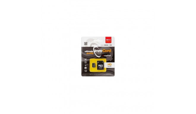 Imro mälukaart 32GB microSDHC cl. 10 UHS-3 + adapter