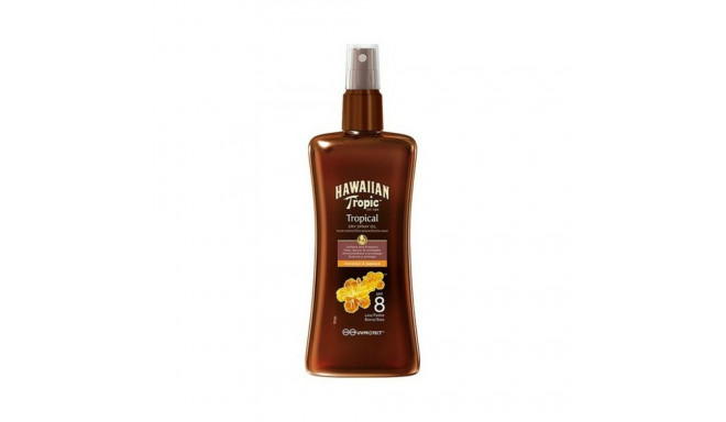 Aizsargājoša Eļļa Coconut & Papaya Hawaiian Tropic Spf 8 (200 ml) 8 (200 ml)