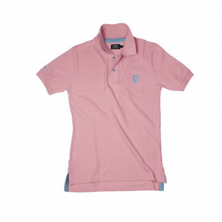 Men’s Short Sleeve Polo Shirt Bobroff Pink - XL