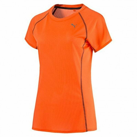 Lühikeste Varukatega Spordisärk Puma Pe Running Tee Oranž - M