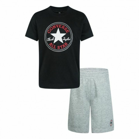 Children's Sports Outfit Converse Core Tee Black/Grey - 3-4 Years