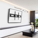 Maclean TV MC-421 Wall Mount Bracket 32"-90" VESA 600x400 80kg Tilting Universal Adjustable Spirit L