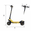 XRIDER F10 electric scooter, Application, KERS, 1400W PEAK, DMEGC 18.2ah battery with active balance