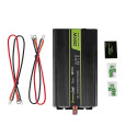 Green Cell toiteadapter/inverter autosse INV10 2000W, must