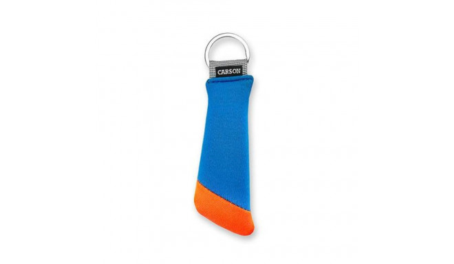 Carson Floating Key Ring for 3 keys - Blue/Orange