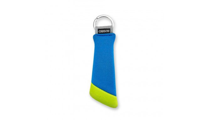 Carson Floating Key Ring for 3 keys - Blue/Green