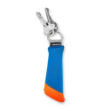 Carson Floating Key Ring for 3 keys - Blue/Orange