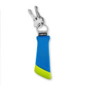 Carson Floating Key Ring for 3 keys - Blue/Green