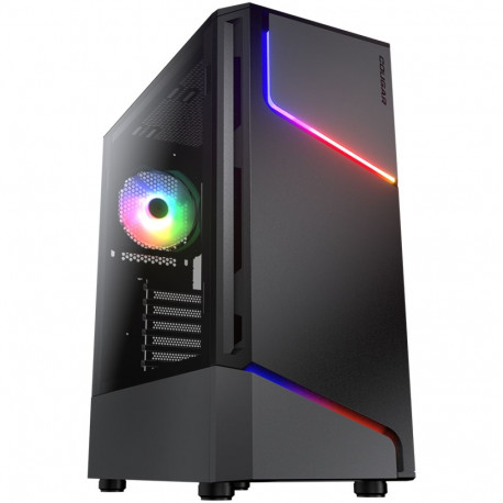 COUGAR MX360 RGB PC Case, Mid Tower, Black