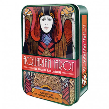 US Games Systems Aquarian Tarot Cards in Tin Box