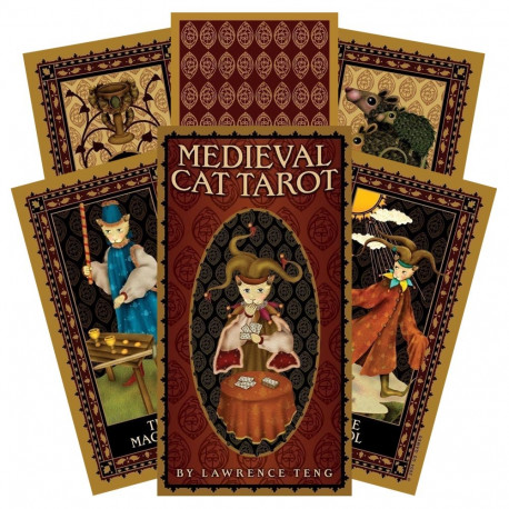 US Games Systems Medieval Cat Tarot Cards