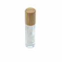 Ancient Wisdom Roller Bottle With Stone Quartz Crystals - Wooden Cap