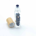 Ancient Wisdom Roller Bottle With Sodalite Crystals - Wooden Cap