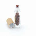 Ancient Wisdom Roller Bottle With Red Jasper Crystals - Wooden Cap