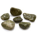 Ancient Wisdom Epidote Snowflake Stone (6 Pieces L Size)