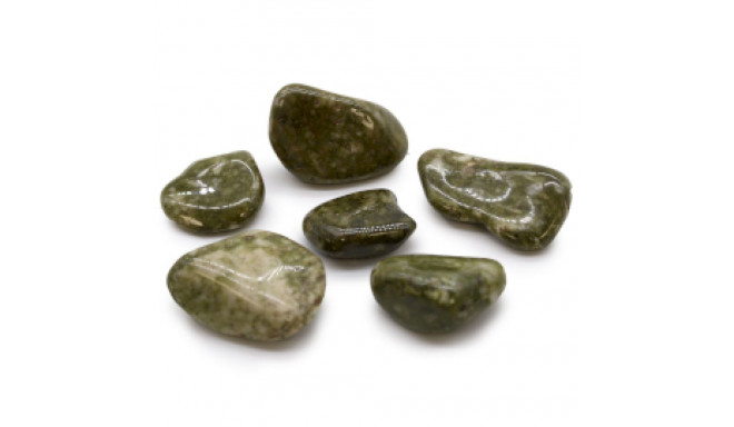 Ancient Wisdom Epidote Snowflake Stone (6 Pieces L Size)