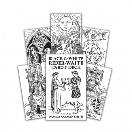 US Games Systems Black & White Rider-waitetaro Cards