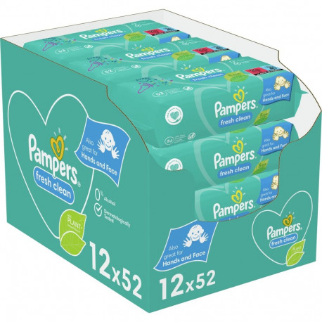 Pampers FreshClean niisked salvrätikud 12x52 tk
