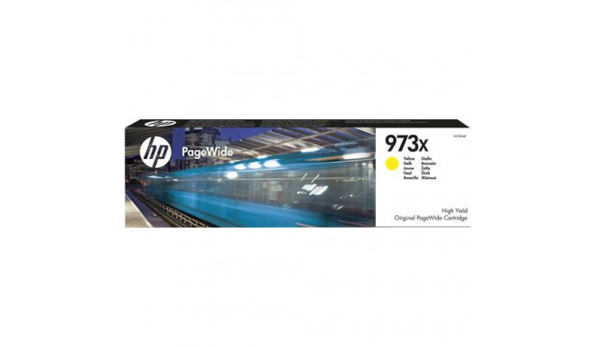 HP 973X High Yield Yellow Original PageWide Cartridge