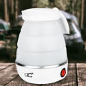 Foldable silicone mini tourist kettle white 220-240V/50Hz 0,6L LTC