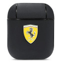 Ferrari Ferrari FESA2LEBK AirPods cover black/black On Track Leather