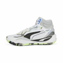 Basketball Shoes for Adults Puma Playmaker Pro Mid White - 43