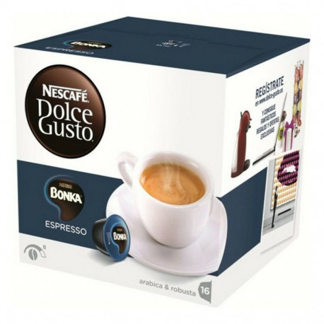 Kohvikapslid Dolce Gusto Espresso Bonka 3 Tükid, osad (16 Ühikut)
