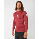 Bathing T-shirt Rip Curl  Corps Red Brown Men - S