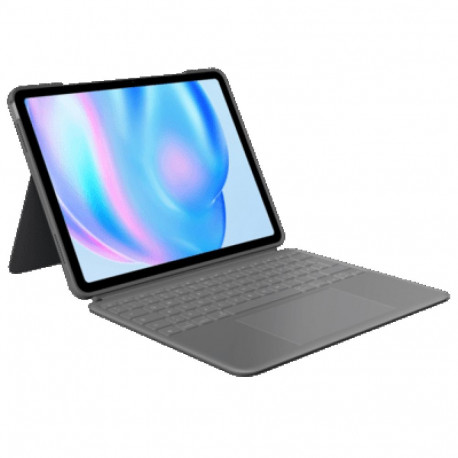 Logitech Combo Touch iPad Air 13'' (2024/2025) grau QWERTZ
