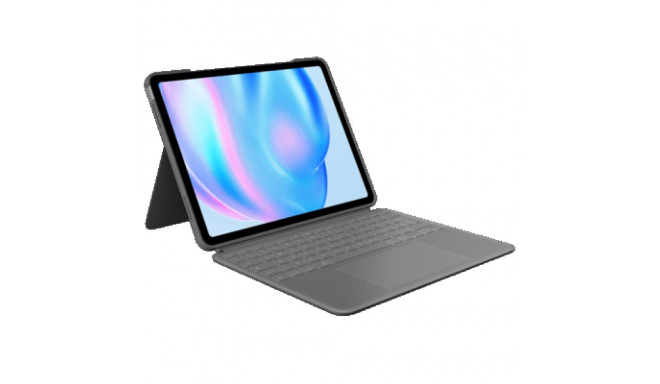 Logitech Combo Touch iPad Air 13'' (2024/2025) grau QWERTZ