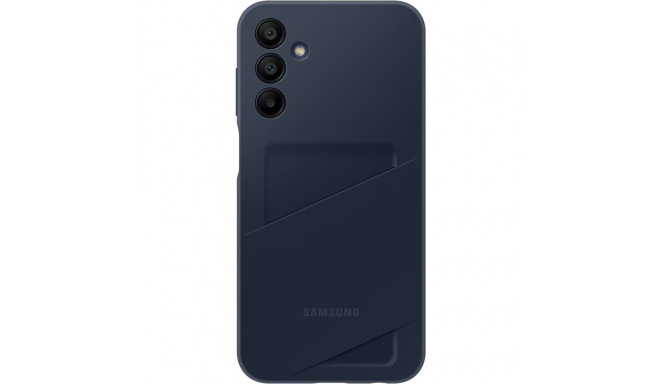 Mobiili tagakaas Samsung Galaxy A15 kaardivahega, tumesinine