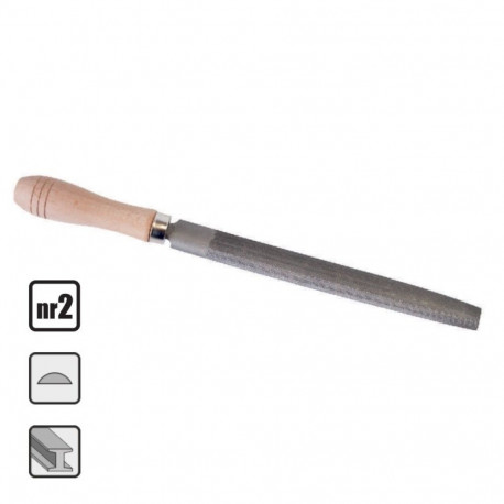 Poolringikujuline viil 250 mm