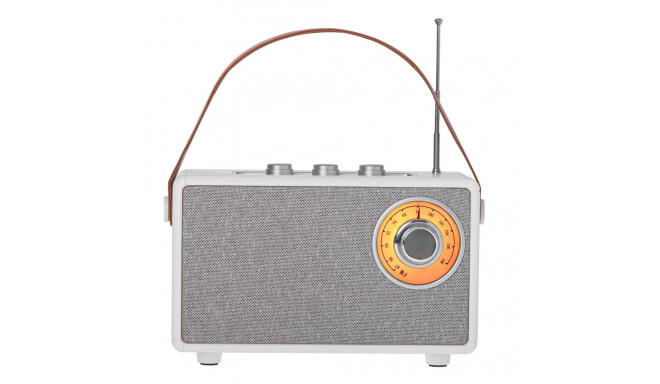 Camry | Speaker with radio | CR 1902 W | White | Wireless connection