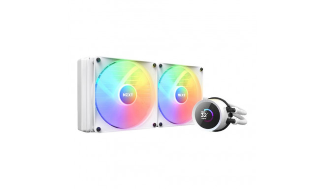 NZXT CPU water cooling Kraken 280 RGB LCD White