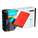 IBOX HD-05 Enclosure for HDD 2.5inch USB 3.1 Gen.1 red