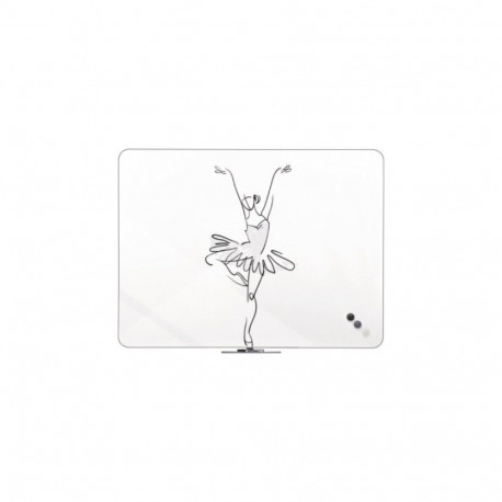 White board 2400x1200mm ceramic E3 surface frameless