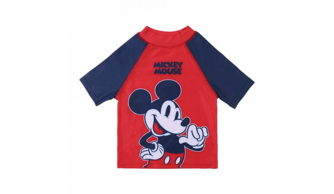 Bathing T-shirt Mickey Mouse Red - 2 Years