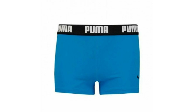 Zēnu Bokseršortu Peldbikses Puma Swim Logo Zils - 5-6 gadi