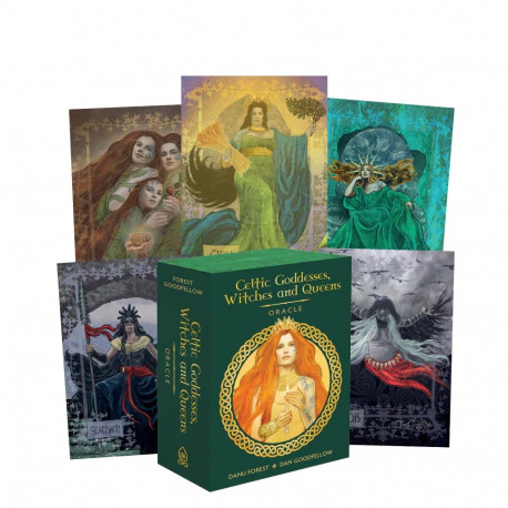 Schiffer Publishing Celtic Goddesses, Witches And Queens Oracle Cards
