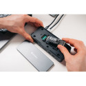 VERBATIM USB-C DOCKING STATION 15P w SSD slot USB-C GEN2 4x USB-A 2xHDMI 8K DP RJ45 CDS-15S 32173