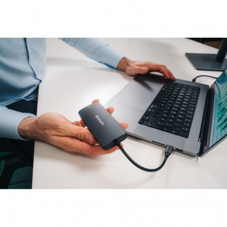 VERBATIM PROFESSIONAL HUB USB 3.2 5-PORT HDM 4K/60HZ GIGABIT ETHERNET 32150