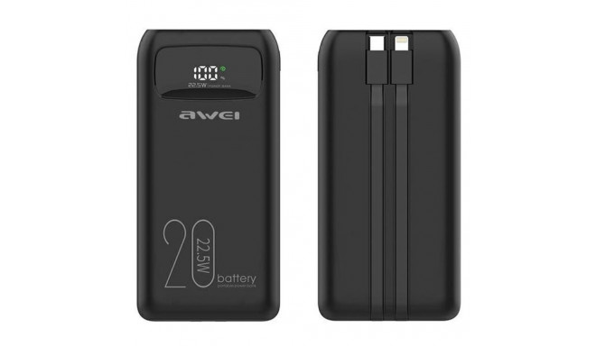 Powerbank 20000mAh P169 K 22,5W USB-C+Apple Cab