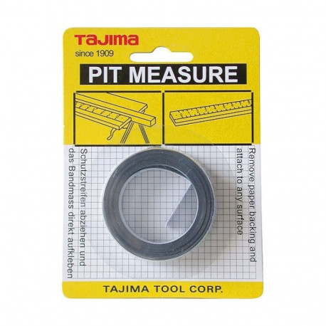 Tajima adhesive measuring tape 3mx13mm, scale from R to L
